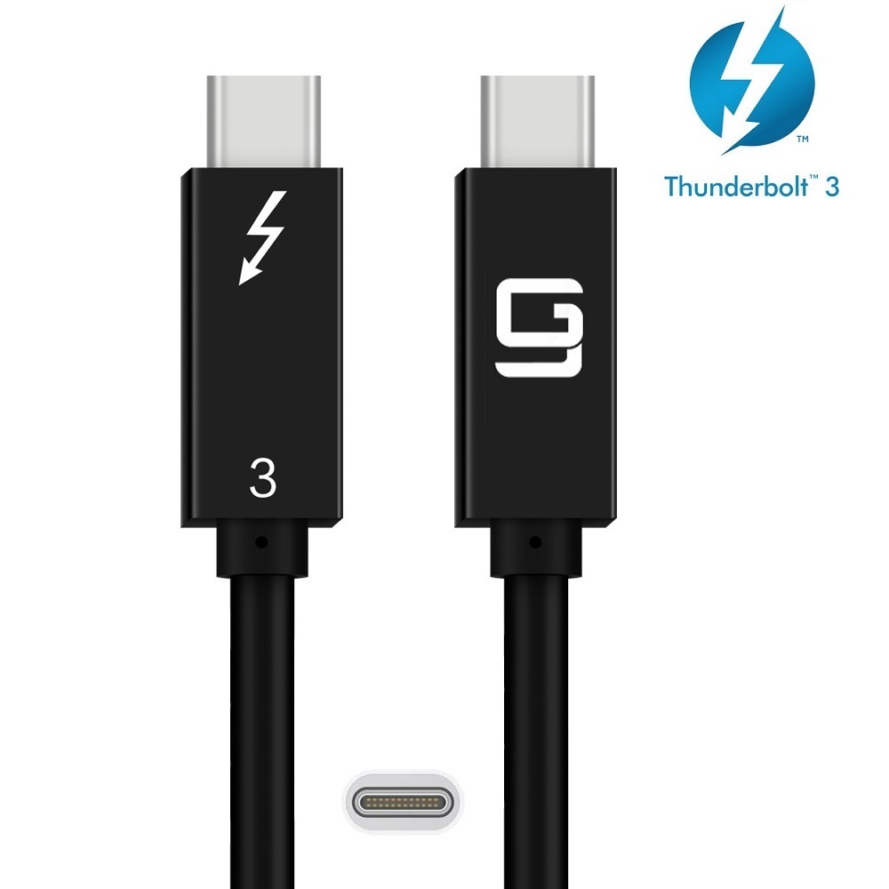GodSpin Thunderbolt™ 3 Cable (40Gbps) 2.6ft/0.8M Thunderbolt